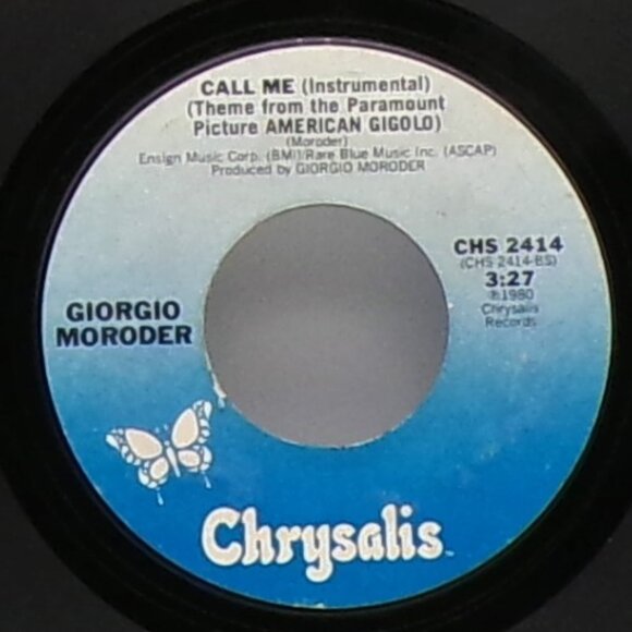 Call Me by Blondie 45 Record - Picture 6 of 6